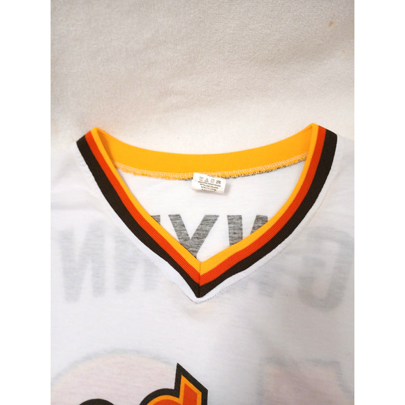 Padres San Diego Baseball Tony Gwynn #19 Jersey T-Shirt Men's XL White Orange - Picture 8 of 14